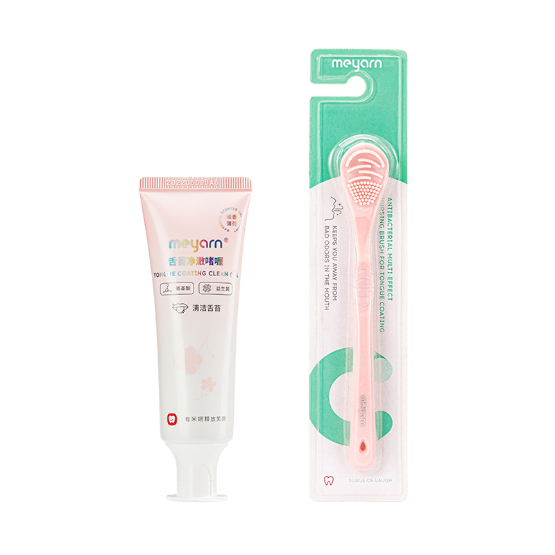 米妍（meyarn）舌苔净澈啫喱组合栀香薄荷50g+舌苔刷（单位：支） 栀香薄荷50g+舌苔刷